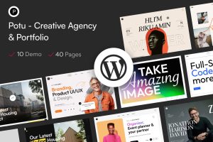 Potu – Creative Agency & Portfolio WordPress Theme
