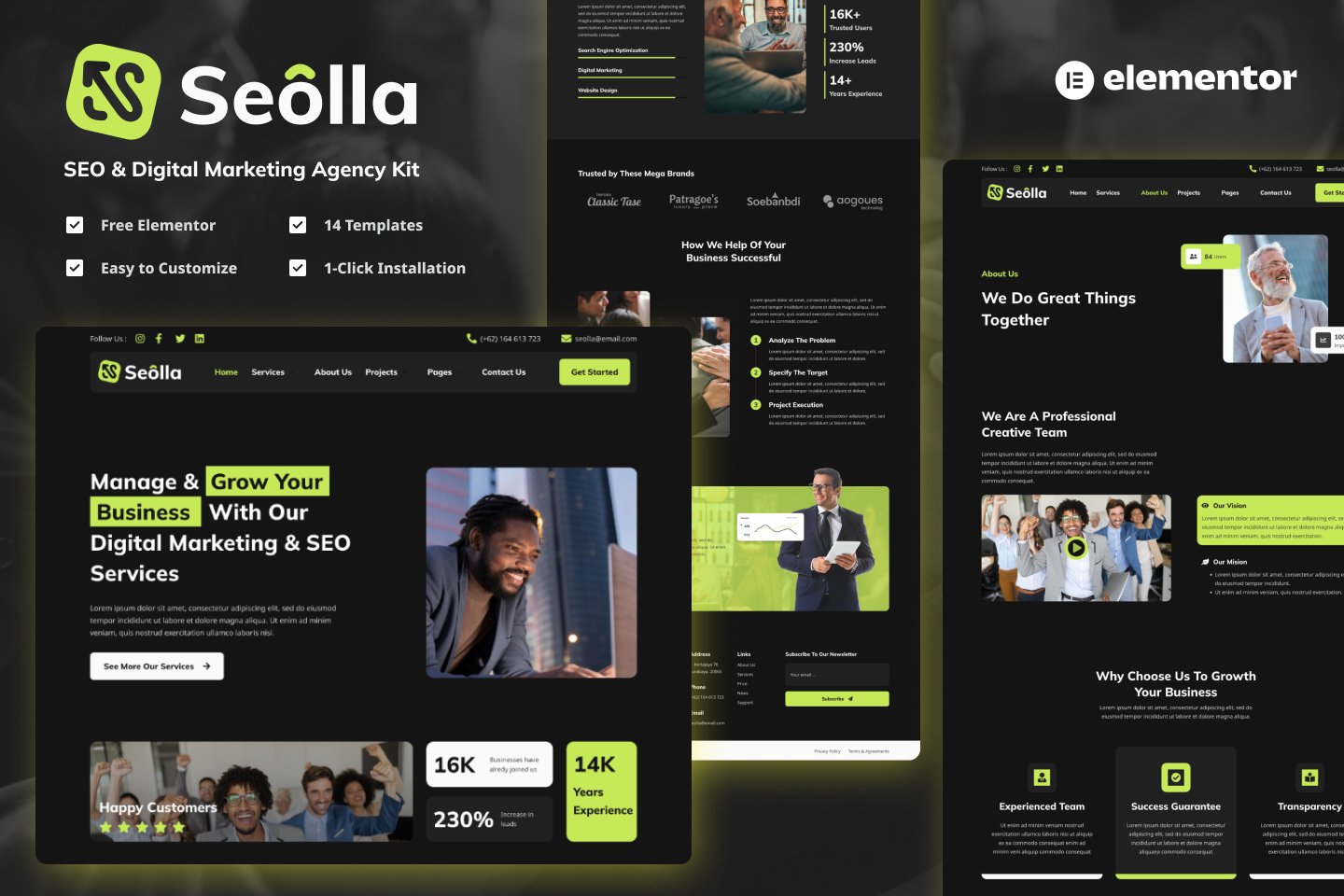 Seolla- SEO & Digital Marketing Agency Template Kit