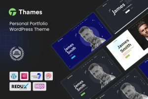 Thames – Personal Portfolio WordPress Theme