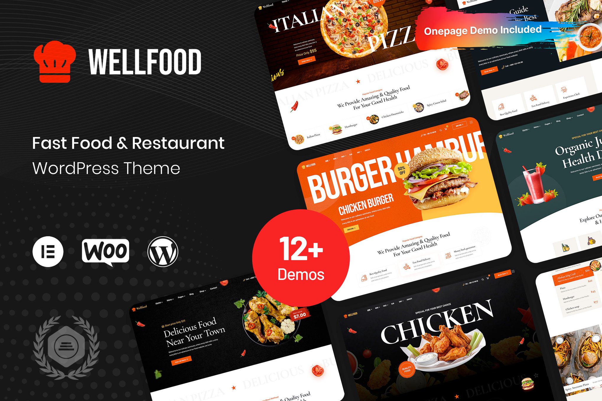 Wellfood- Fast Food Restaurant 1.0.0 WordPress Theme
