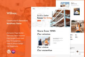 Willmor – Construction WordPress Theme