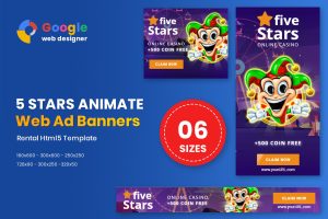 Travel HTML5 Animate Banner Ads