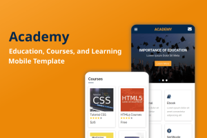 Academy – Education, Courses Mobile Template