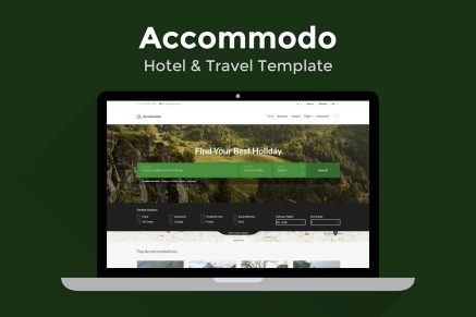 Accommodo - Hotel and Travel Template