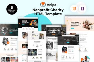 Aelpa – Nonprofit Charity HTML Template