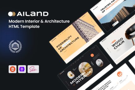 Ailand - Modern Interior and Architecture Template