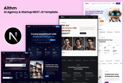 Aithm - AI Agency and Startup Next JS Template