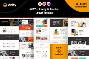 Anity – Charity & Donation Elementor Template Kit