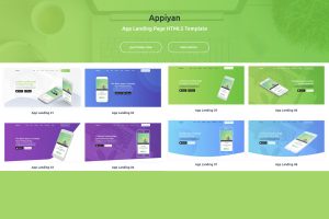App Landing HTML Template