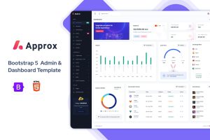 Approx – HTML Admin & Dashboard Template
