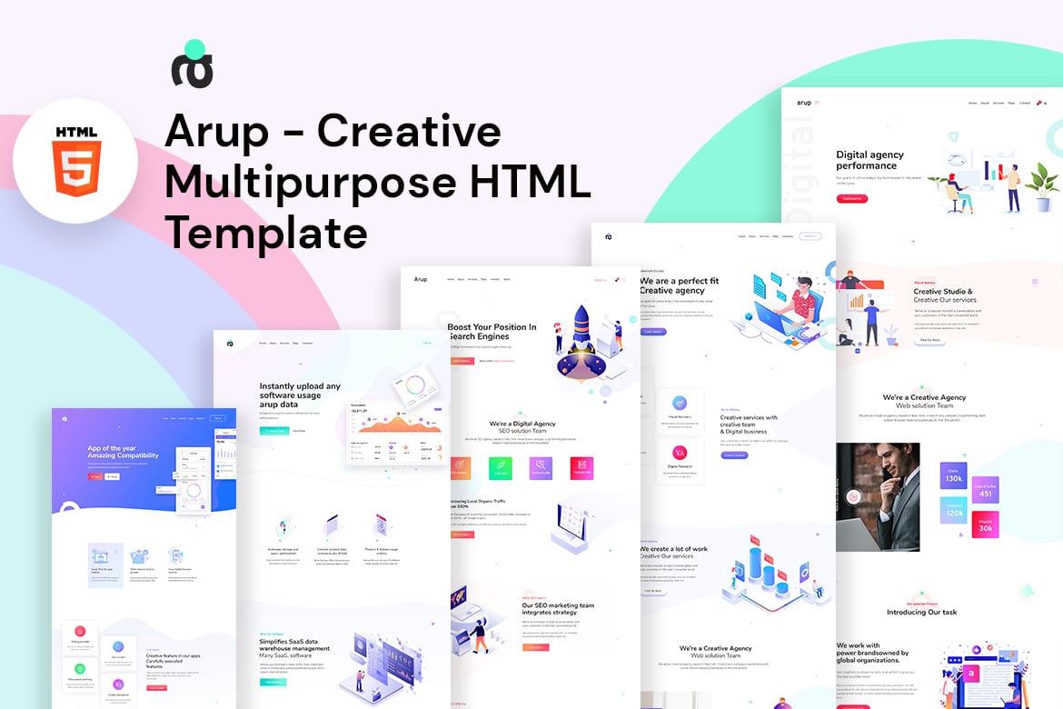 Arup - Creative Multipurpose HTML Template