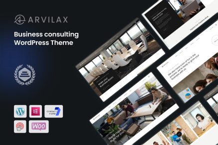 Arvilax - Business Consulting WordPress Theme 1.0.9