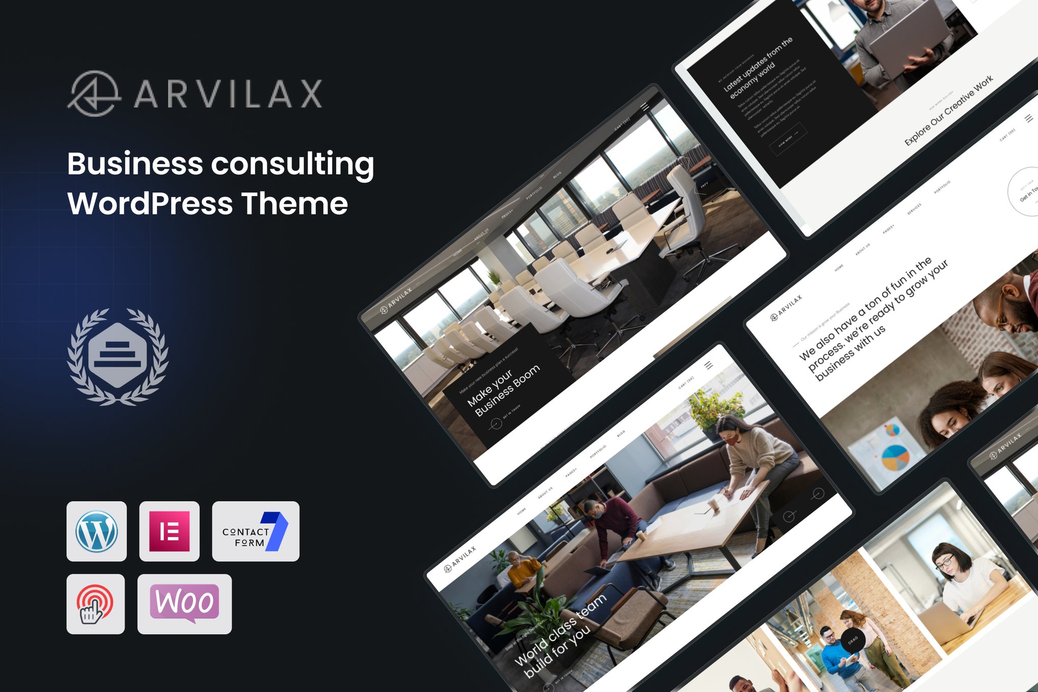 Arvilax - Business Consulting WordPress Theme 1.0.9