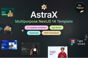 AstraX – The multipurpose NextJS template