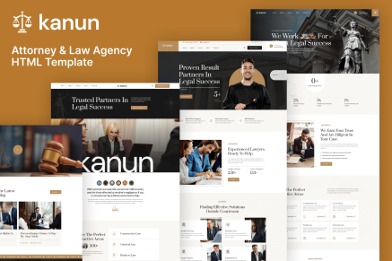 Attorney and Law Agency HTML Template