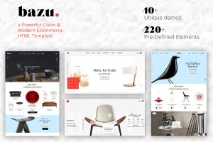 Bazu – Modern and Clean eCommerce HTML Template