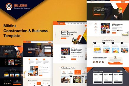 Billdins - Construction and Business PHP Template