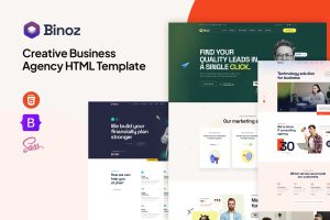 Binoz – Creative Business Agency HTML Template