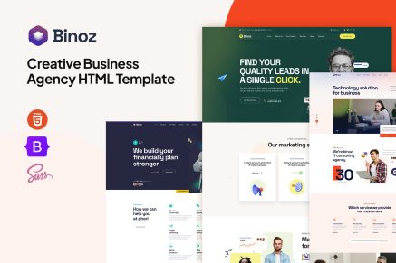 Binoz - Creative Business Agency HTML Template