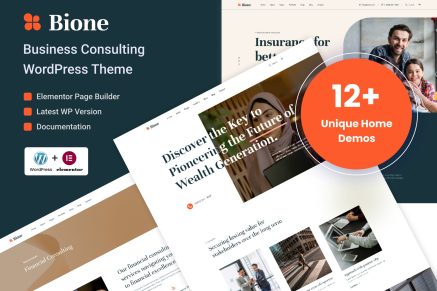 Bione - Business Consulting WordPress Theme
