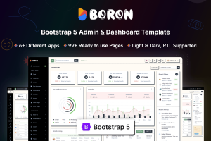 Boron – Admin & Dashboard Template
