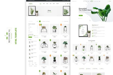 Botanical - HTML5 Ecommerce Template