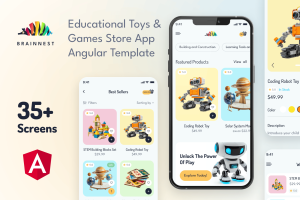 BrainNest – Educational Platform Angular App