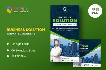Business Animated Banner Google Web Designer