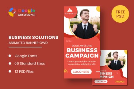 Business Campaign Animated Banner GWD