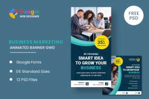 Business Marketing Animated Banner GWD