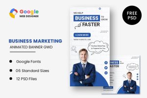 Business Marketing Animated Banner GWD