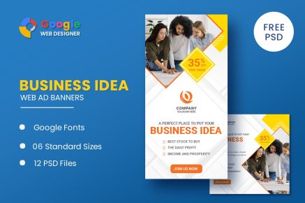 Business Idea Animated Banner Google Web Designer