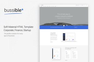 Bussible – Corporate, Finance, Startup Template