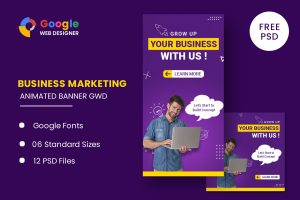 Business Marketing Animated Banner GWD