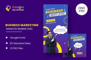 Business Marketing Animated Banner GWD