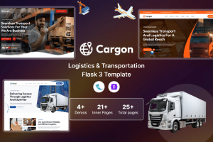 Cargon – Logistics, Cargo & Transportation HTML