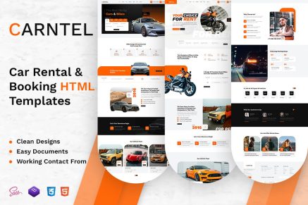 Carntel - Car Rental and Booking HTML Template