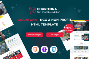 Charitona – Charity & Nonprofit HTML Template