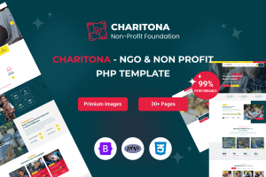 Charitona – Charity & Nonprofit HTML Template