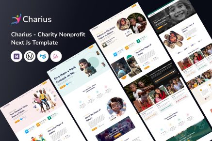Charius - Charity Nonprofit Next Js Template