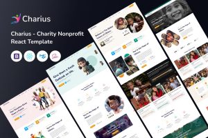 Charius – Charity Nonprofit React Template