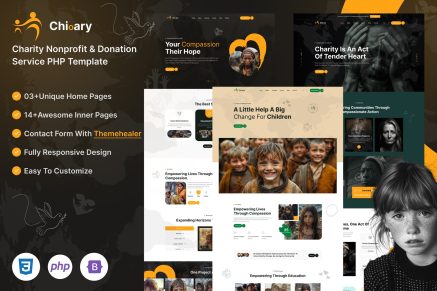 Chioary - Charity and Donation PHP Template