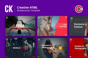 CK – Creative HTML Multipurpose Template