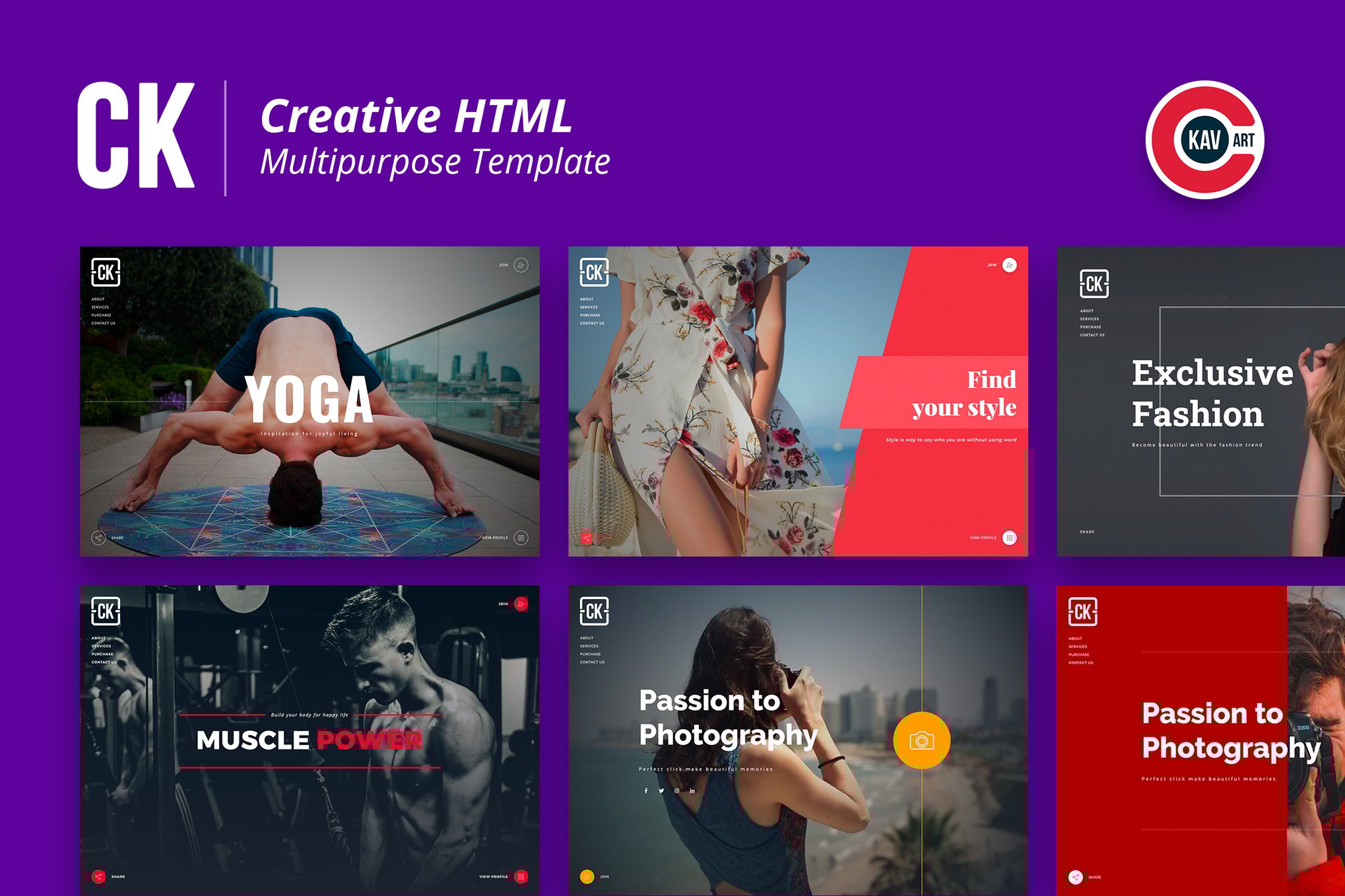 CK - Creative HTML Multipurpose Template