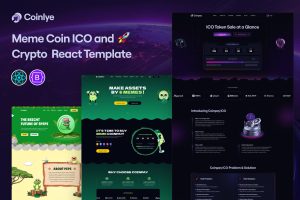 Coinlye – Meme coin ICO & Crypto WordPress Theme