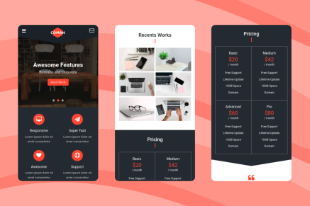 Coman - Creative Mobile Template