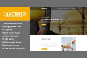 Constructor – Premium Construction HTML Theme