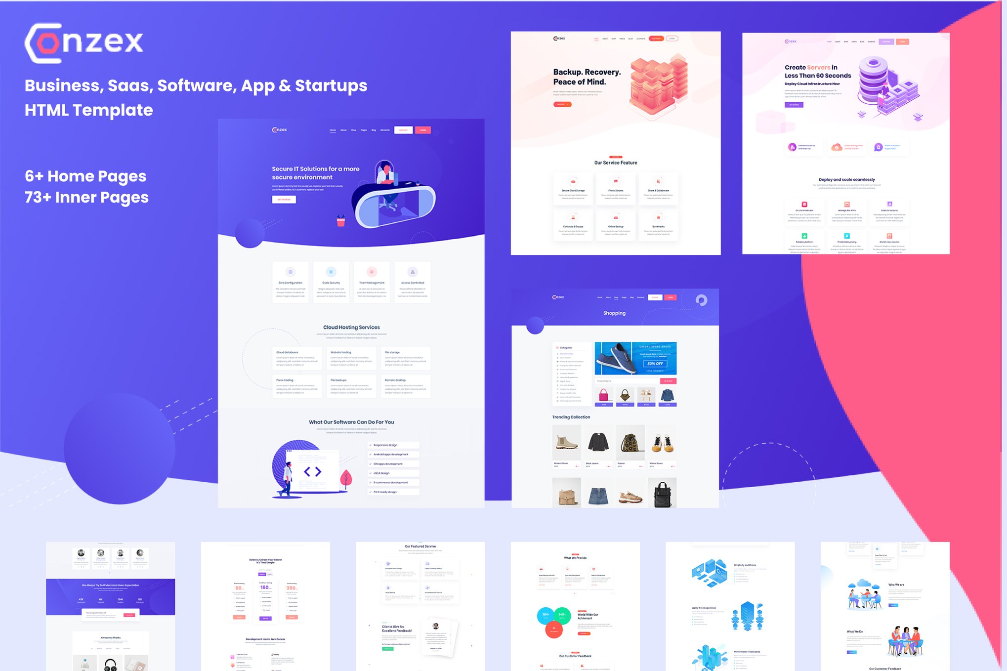Conzex - Business, Saas, Software, App and Startup H