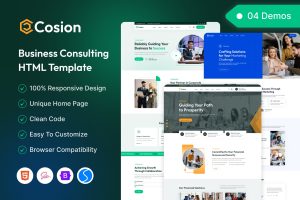 Cosion – Business Consulting HTML Template