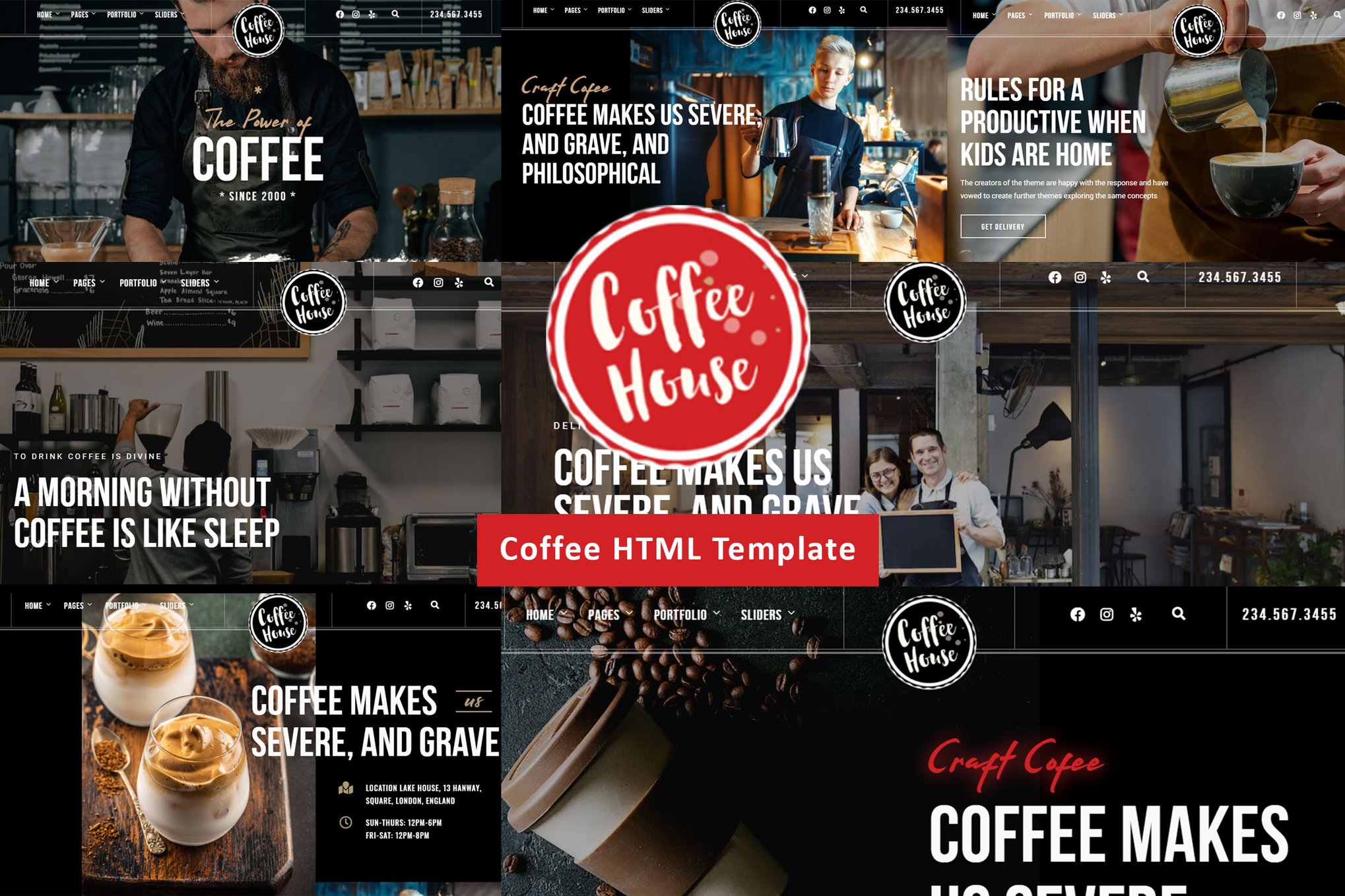 Craft - Coffee Shop Cafe Restaurant HTML